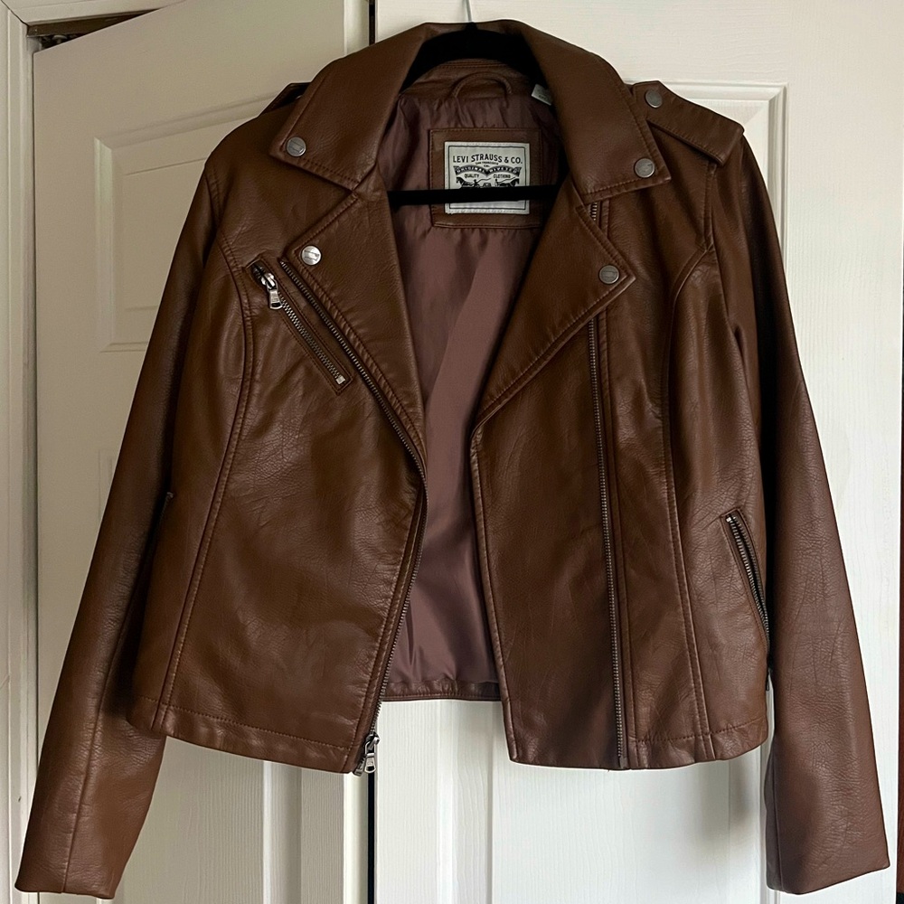 Levi’s Brown Faux Leather Jacket